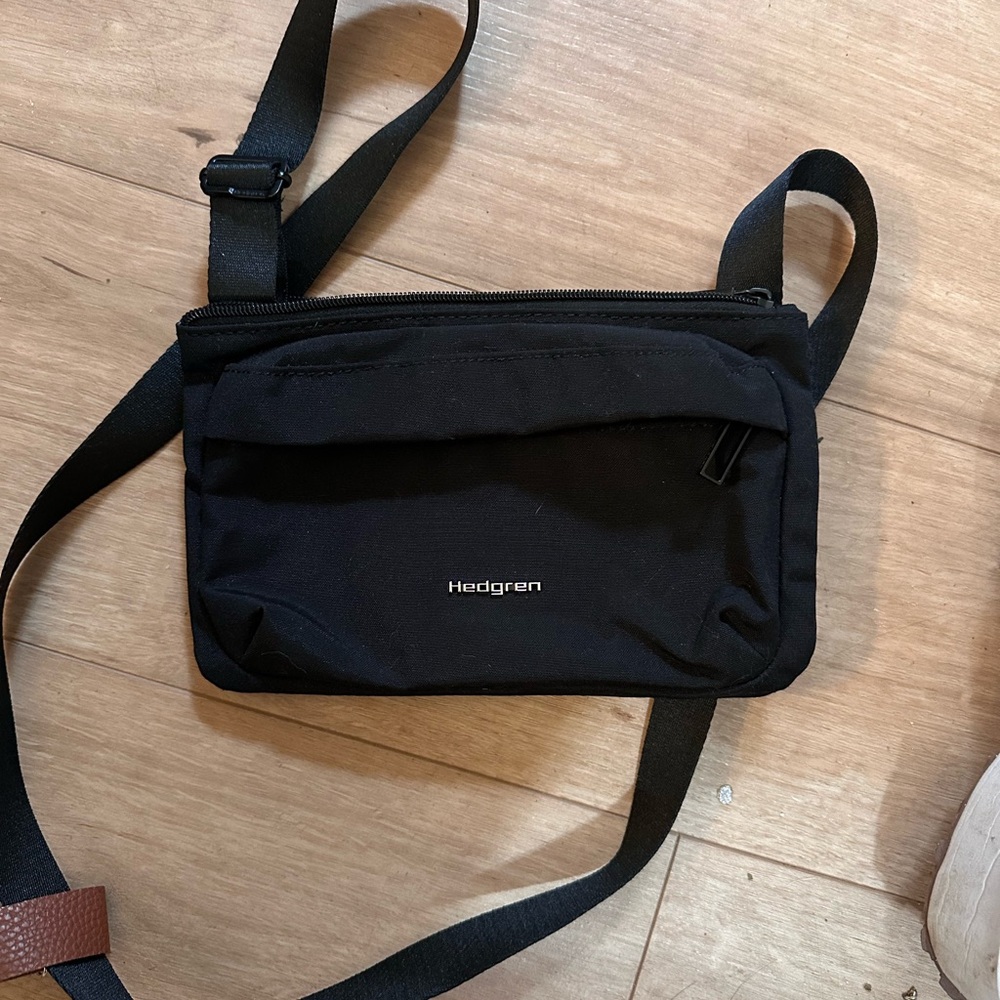 Black Crossbody Bag for Men